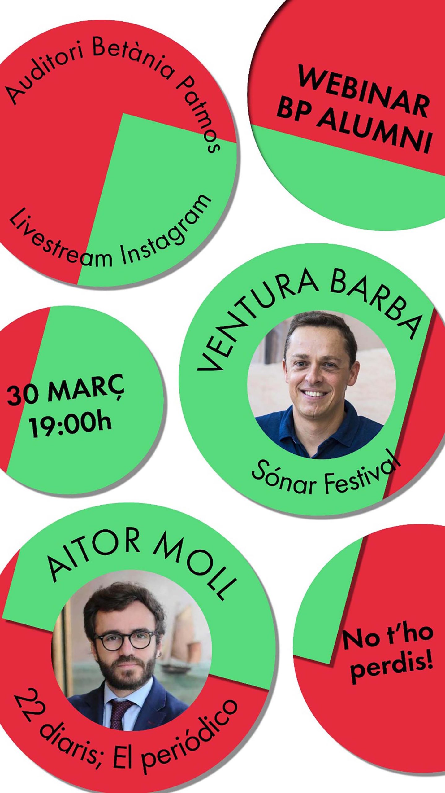Webinars BP ALUMNI, EL PROPER 30 DE MARÇ A LES 19:00h